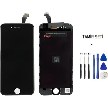 Tkgz Iphone 6 LCD Ekran Dokunmatik Orijinal Kalite (Lw Marka) Siyah + Tamir