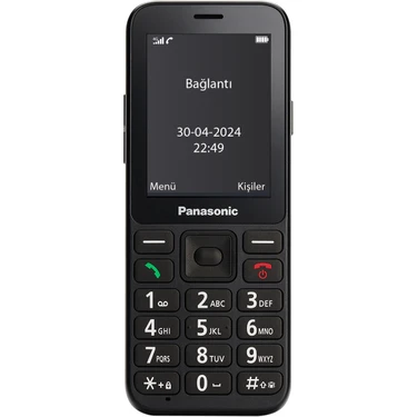 Panasonic KX-TU250EXB Renkli Ekran 4g Tuşlu Cep Telefonu Siyah (2 Yıl Türkiye Distribütör