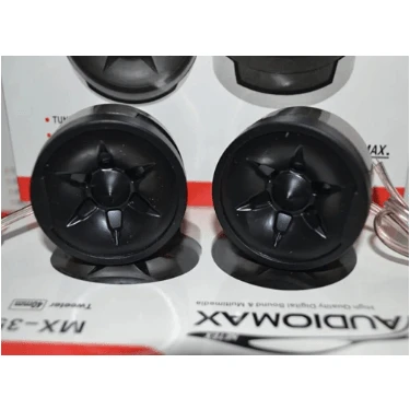 Audiomax Mx-350 Tweeter 30 W Rms 4 Cm Çapında Yüksek Kalite Müzik Gücü İle Siyah