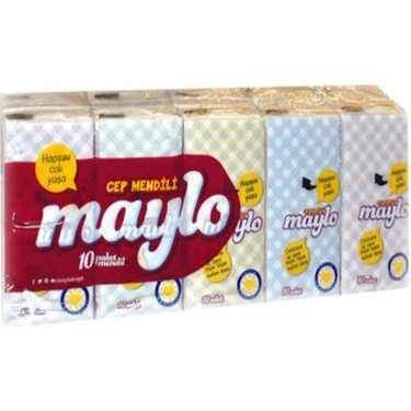 Maylo Cep Mendili 10'lu Paket  X3