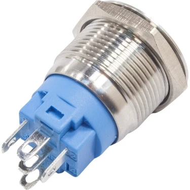 Motorobit 19FXHX 19MM Düz Yaylı Işıklı LED Işaretli Metal Fiyatı