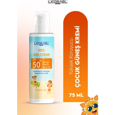 Licorael Dubai Çocuk Güneş Kremi SPF50+ 75