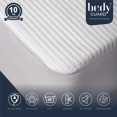 Bedy Guard Premium Bamboo Ultra Sessiz Sıvı Geçirmez Yatak Koruyucu