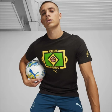 Puma Erkek Puma Black Puma Neymar Jr Copa Tee Siyah Erkek