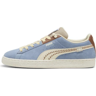 Puma Erkek Zen Blue-Brown Mushroom Puma Suede Expedition Mavi Erkek Günlük Spor