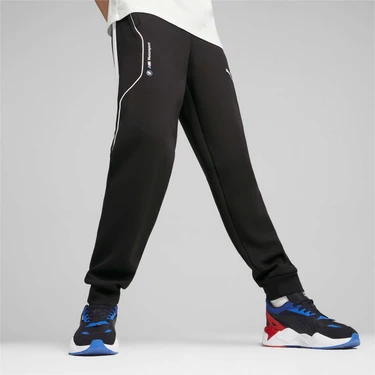 Puma Erkek Puma Black Puma Bmw Mms Sweat Pants, Reg/cc Siyah Erkek Motorsport Eşofman