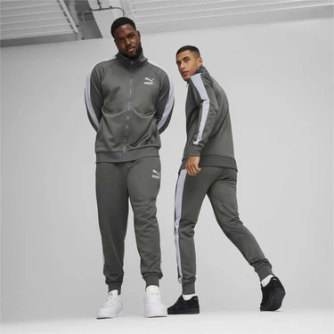 Puma Erkek Mineral Gray Puma T7 Iconıc Track Pants (S) Pt Gri Erkek Eşofman