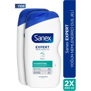 Sanex Expert Yoğun Nemlendirici  2x 400ML Duş