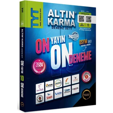 Altın Karma Yayınları  TYT 10'lu Deneme