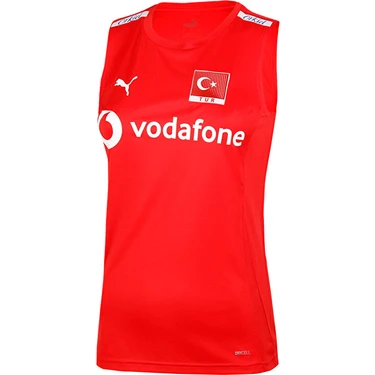 Puma Türkiye Voleybol Milli Takım Kadın Forması 2XL Kırmızı Yaz Mevsimi İçin Özel