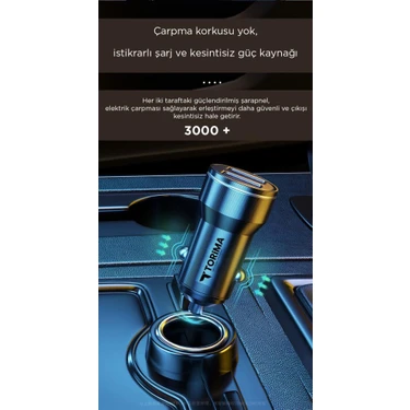 Torima C01 Siyah 2 USB Port Girişli Transmitter Araç Şarj Fiyatı