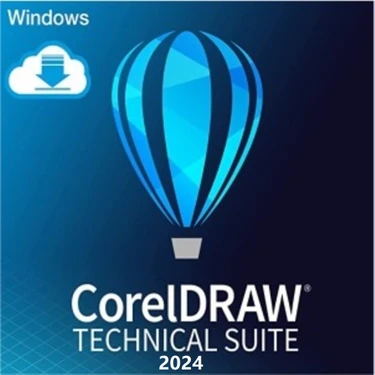 Corel CorelDRAW Technical Suite 2024 Windows - Lifretime/ömür Boyu Dijital