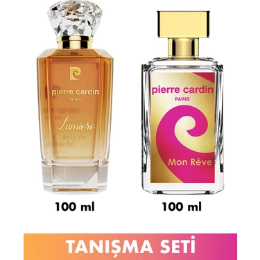 Pierre Cardin Lumiere De La Vie Edp & Mon Reve Edt 100 ml Kadın Parfüm Seti