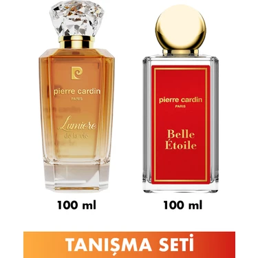 Pierre Cardin Lumiere De La Vie Edp & Belle Etoile Edt 100 ml Kadın Parfüm Seti