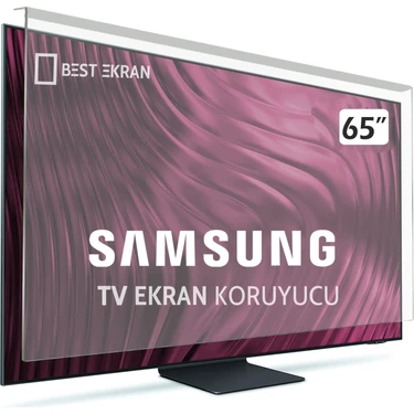 Best Ekran  Samsung 65S90D Tv Ekran Koruyucu - Samsung 65" Inç OLED QE65S90DATXTK Kırılmaz