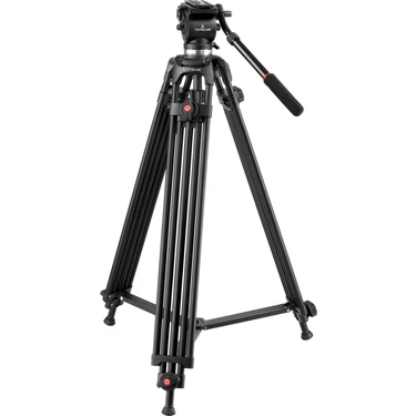 Fototek Pdx 0508B Pro 190CM Video Tripod 10KG Kapasite Örümcek