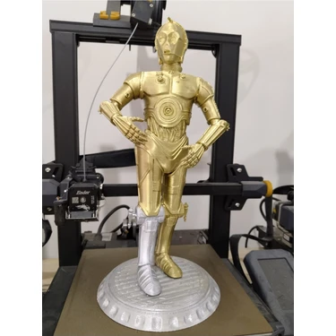 Turansoy Craft C3PO Star Wars Boyalı Figür 25 cm (Dev Boy) Fiyatı