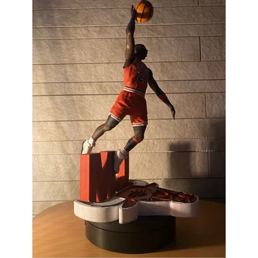 激レア！90s Michael Jordanスタチューフィギュア Turansoy Craft Nba Michael Jordan Diorama Figür 30CM Fiyatı