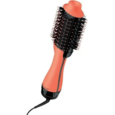 Revlon One Step Volumiser 1100 W Saç Kurutma ve Şekillendirme Makinesi – Kayısı Siyah, 2 Hız Ayarı,