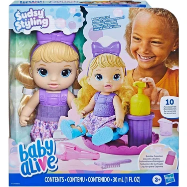 Baby Alive Köpüklü Saç Tasarımı Eğlencesi