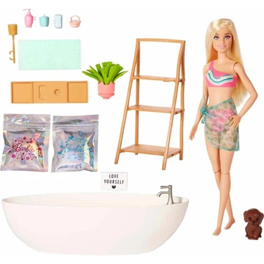 Barbie Wellness Barbie'nin Spa Günü Oyun Seti