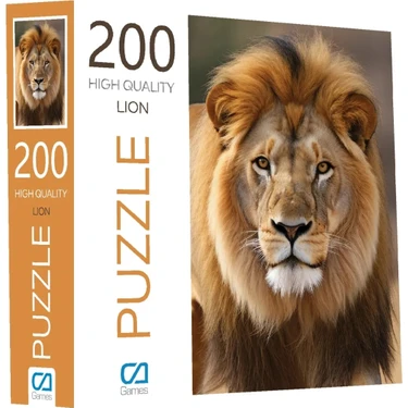 Ca Games Aslan 200 Parça 2,2mm Kalınlık 34X48CM Profesyonel Fiyatı