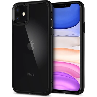 Spigen iPhone 11 Kılıf Ultra Hybrid Black -