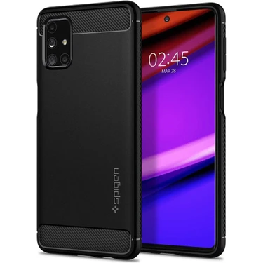 Spigen Galaxy M31s Kılıf Rugged Armor Matte Black -