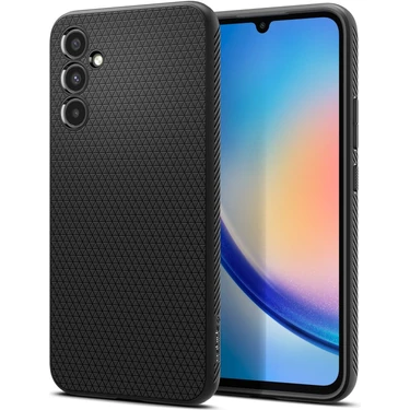 Spigen Galaxy A34 5G Kılıf Liquid Air Matte Black -