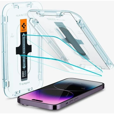 Spigen iPhone 14 Pro Cam Ekran Koruyucu Kolay Kurulum Glas.tR EZ Fit ( Sensor Protection ) (2 Adet)