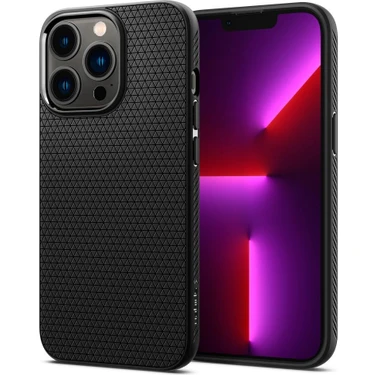 Spigen iPhone 13 Pro Kılıf Liquid Air Matte Black -