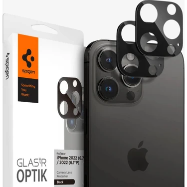 Spigen iPhone 16 Pro Max / 16 Pro / 15 Pro Max / 15 Pro / 14 Pro Max / 14 Pro Kamera Lens Camı