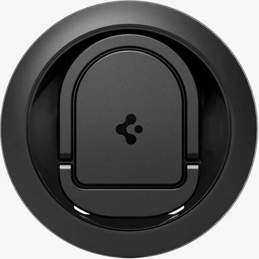 Spigen MagFit O-Mag Webcam iPhone için Manyetik Telefon Tutucu MagSafe özellikli Ring Black -