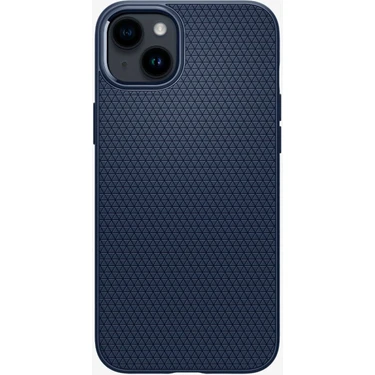 Spigen iPhone 14 / 13 Kılıf Liquid Air Navy Blue -