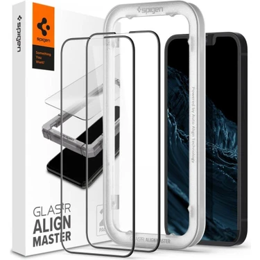 Spigen iPhone 14 / iPhone 13 Pro / iPhone 13 Uyumlu Kolay Kurulum Ekran Koruyucu Glas.tR Align