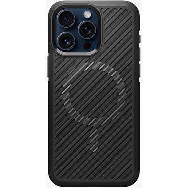 Spigen iPhone 15 Pro Max Kılıf Core Armor MagFit MagSafe özellikli Matte Black -