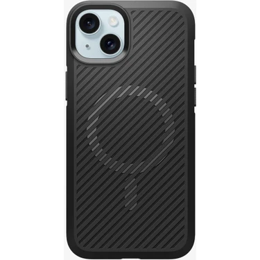 Spigen iPhone 15 Kılıf Core Armor MagFit MagSafe özellikli Matte Black -