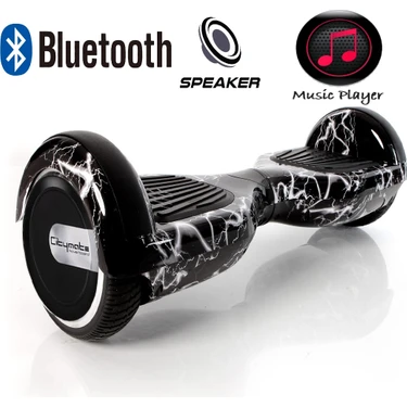 Citymate Elektrikli Kaykay Hoverboard Bluetooth Hoparlörlü 6.5 Inch Akıllı Dengeli Grafiti