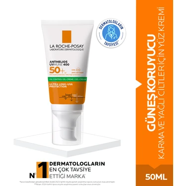 La Roche Posay Anthelios Uvmune 400 Oil Control Spf50+ Güneş Kremi 50