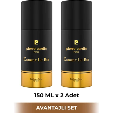 Pierre Cardin Comme Le Roi 150 Ml Erkek 2'Li Deodorant Seti