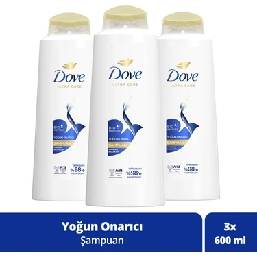 Dove Ultra Care Saç Bakım Şampuanı Yoğun Onarıcı Yıpranmış Saçlar İçin 600 ml