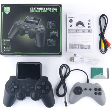 Doreka S10 Gamepad  520 Oyunlu Klasik Taşınabilir Retro El Atarisi Oyunlar Connect Tv Portable