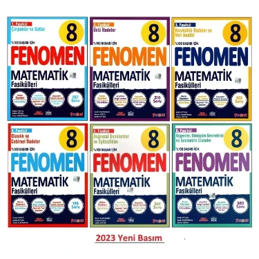 Fenomen Yayınları 8. Sınıf Matematik Fasikül Seti 6