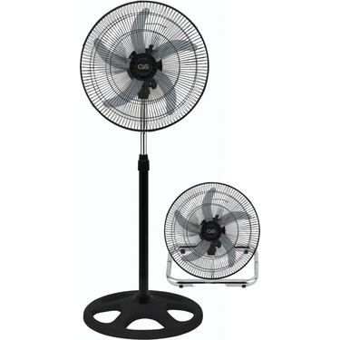 Cvs DN91024 Sanayi Tipi Vantilatör 80 W Güçte Ayaklı Vantilatör 5 Kollu Pervane ile Geniş Salınım
