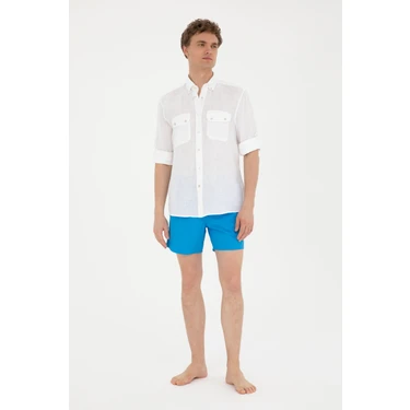U.S. Polo Assn. Erkek Saks Deniz Şortu