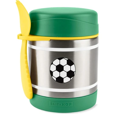 Skip Hop Spark Style Paslanmaz Çelik Termos Futbol 325 ml 3 Yaş ve Üzeri İçin