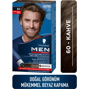 Schwarzkopf Men Perfect Beyazlara Karşı Jel Boya 60