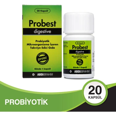 Probest Probiyotik Digestive 20 Kapsül - Abdi