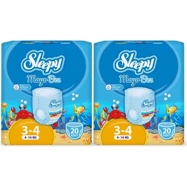 Sleepy Mayo Külot Bez 4 Numara Maxi 2'li Paket 40