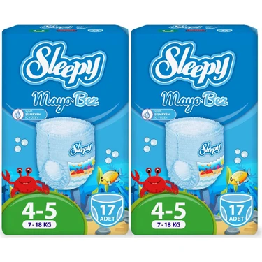 Sleepy Mayo Külot Bez 5 Numara Junior 2'li Paket 34